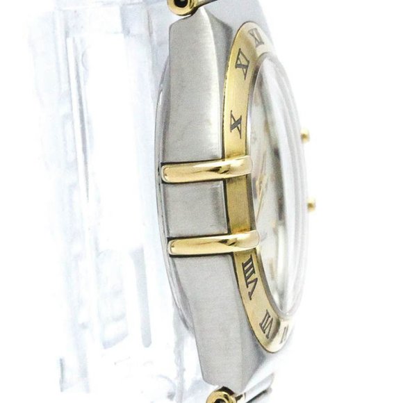 Polished OMEGA Constellation 18K Gold Steel Ladies Watch 1372.30 BF578003 - Picture 8 of 8